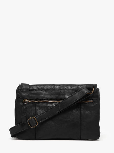 Cross Body Tas Heritage Leder Biba Zwart heritage BT33 ander zicht 3